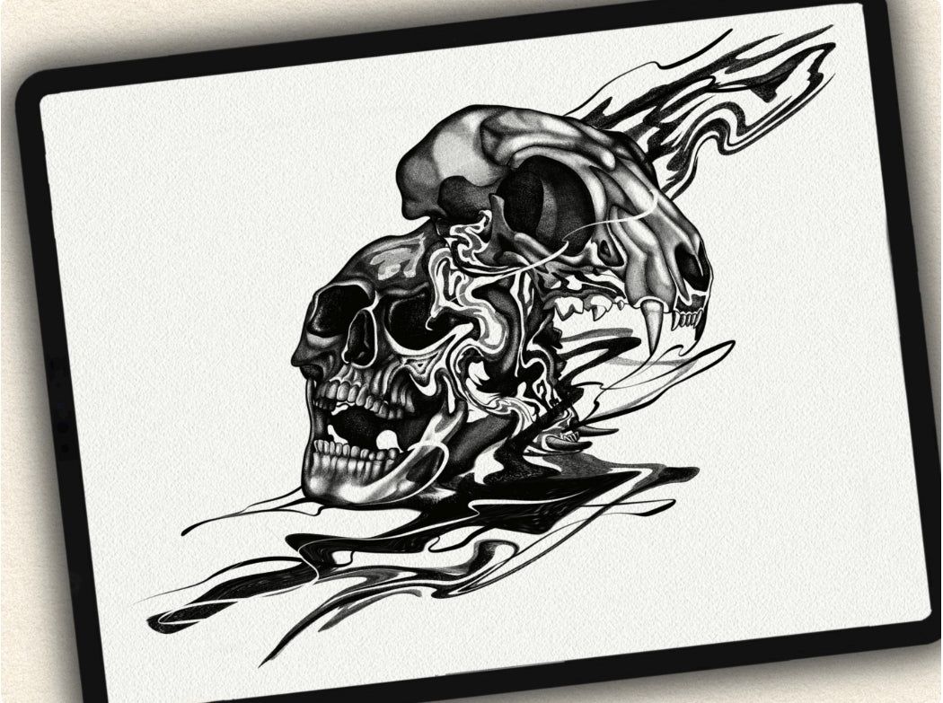 24 Tattoo Shading Brushes for Procreate | Collection 2023