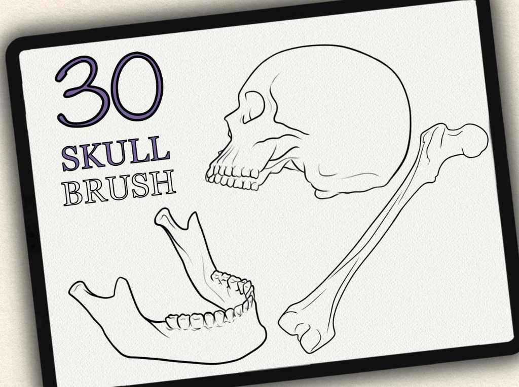 30 Skull Tattoo Stamps |2022 Collection