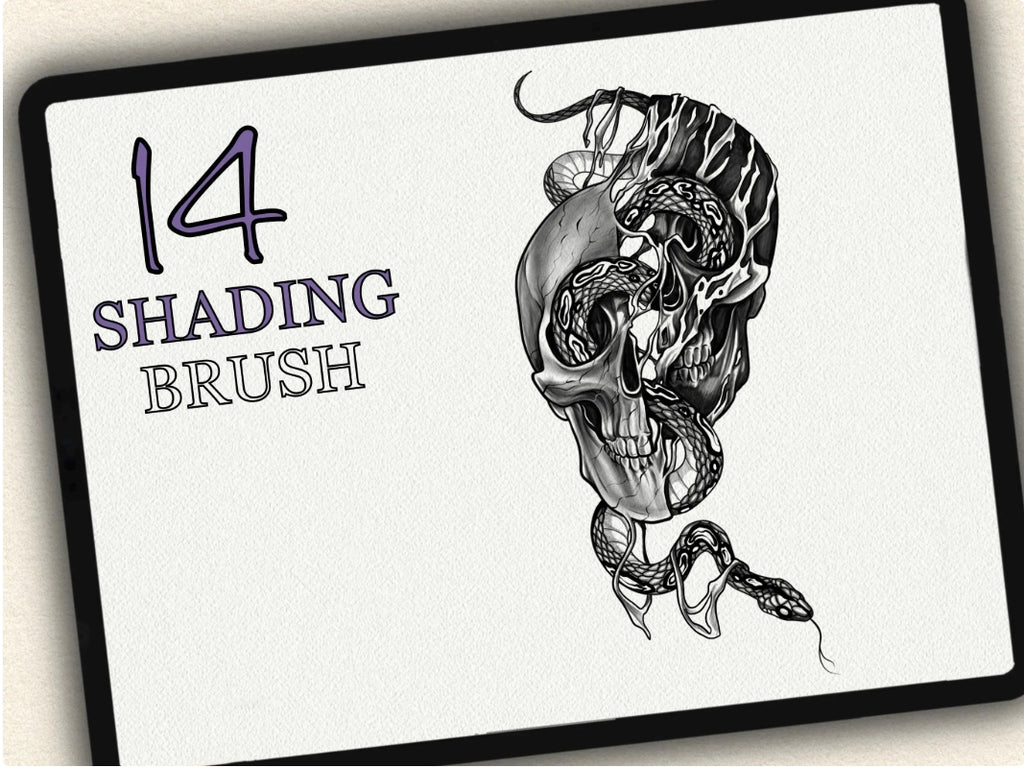 14 Tattoo Shading Brushes |2022 Collection