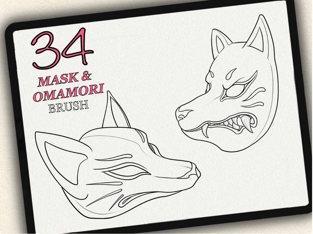 34 Mask & Omamori Tattoo Stamps |2023 Collection