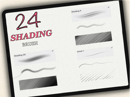 24 Tattoo Shading Brushes for Procreate | Collection 2023
