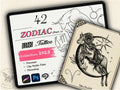 42 Zodiac (Part 1) Tattoo Stamps |2023 Collection