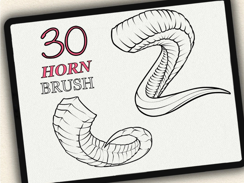 30 Horns Tattoo Stamps |2023 Collection