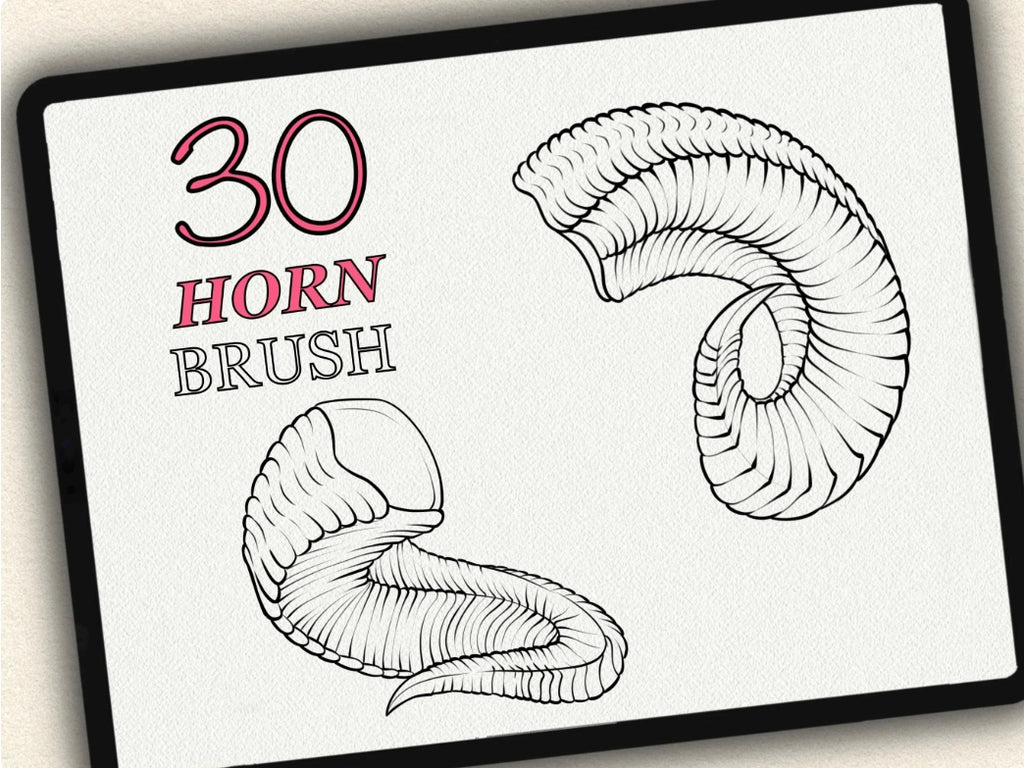 30 Horns Tattoo Stamps |2023 Collection