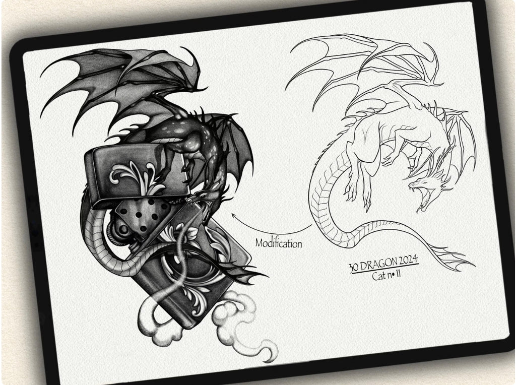 30 Dragon Tattoo Stamps |2024 Collection