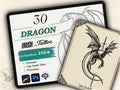 30 Dragon Tattoo Stamps |2024 Collection
