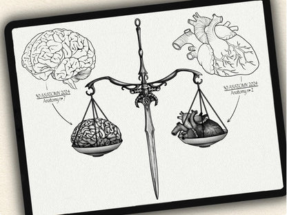 30 Anatomy Tattoo Brushes – Stamp Set for Procreate, Photoshop & CSP | Collection 2024