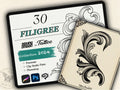 30 Filigree Tattoo Stamps |2024 Collection