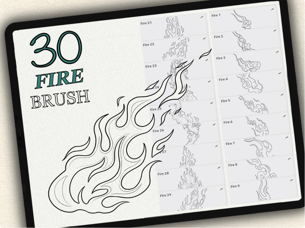 30 Fire Tattoo Stamps |2024 Collection