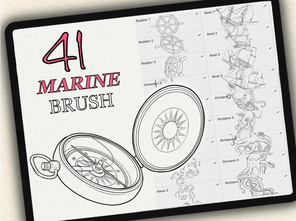 41 Marine Tattoo Stamps |2023 Collection