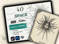 40 Space Tattoo Stamps |2024 Collection