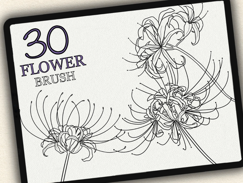 30 Flower Tattoo Stamps |2022 Collection