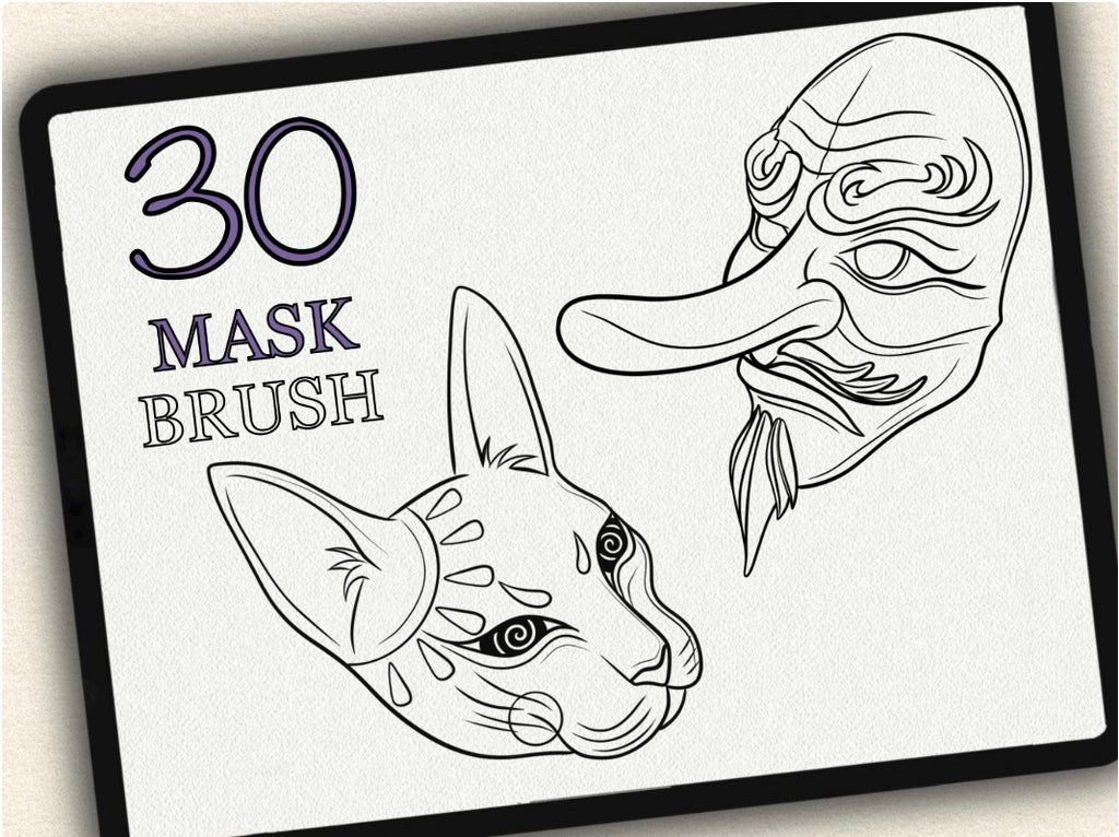 30 Mask Tattoo Stamps |2022 Collection