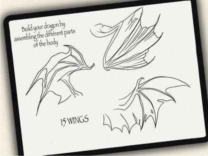 72 Dragon Tattoo Brushes for Procreate | Collection 2022