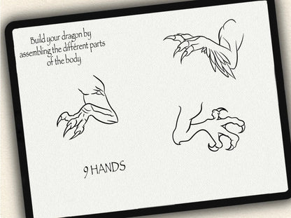 72 Dragon Tattoo Brushes for Procreate | Collection 2022