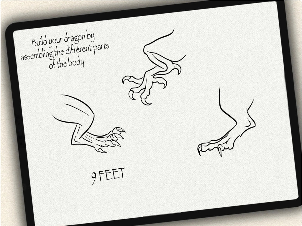 72 Dragon Drawing Brushes |2022 Collection
