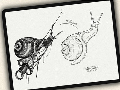 35 Insect Theme Tattoo Brushes – Stamp Set for Procreate, Photoshop & CSP | Collection 2025