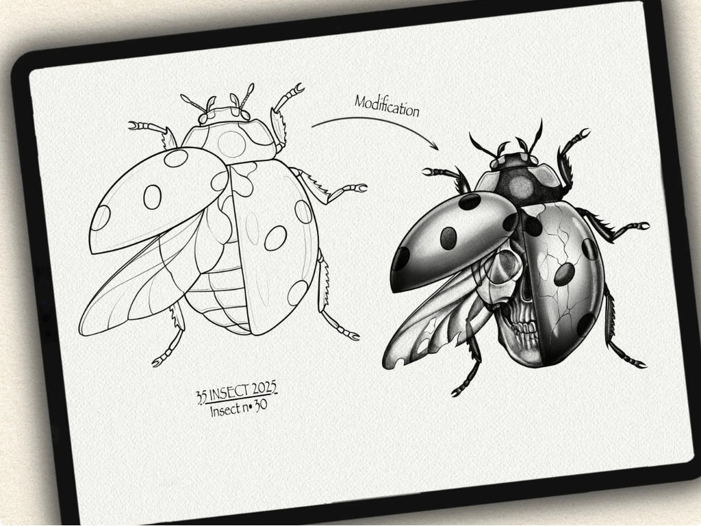 35 Insect Tattoo Stamps |2025 Collection