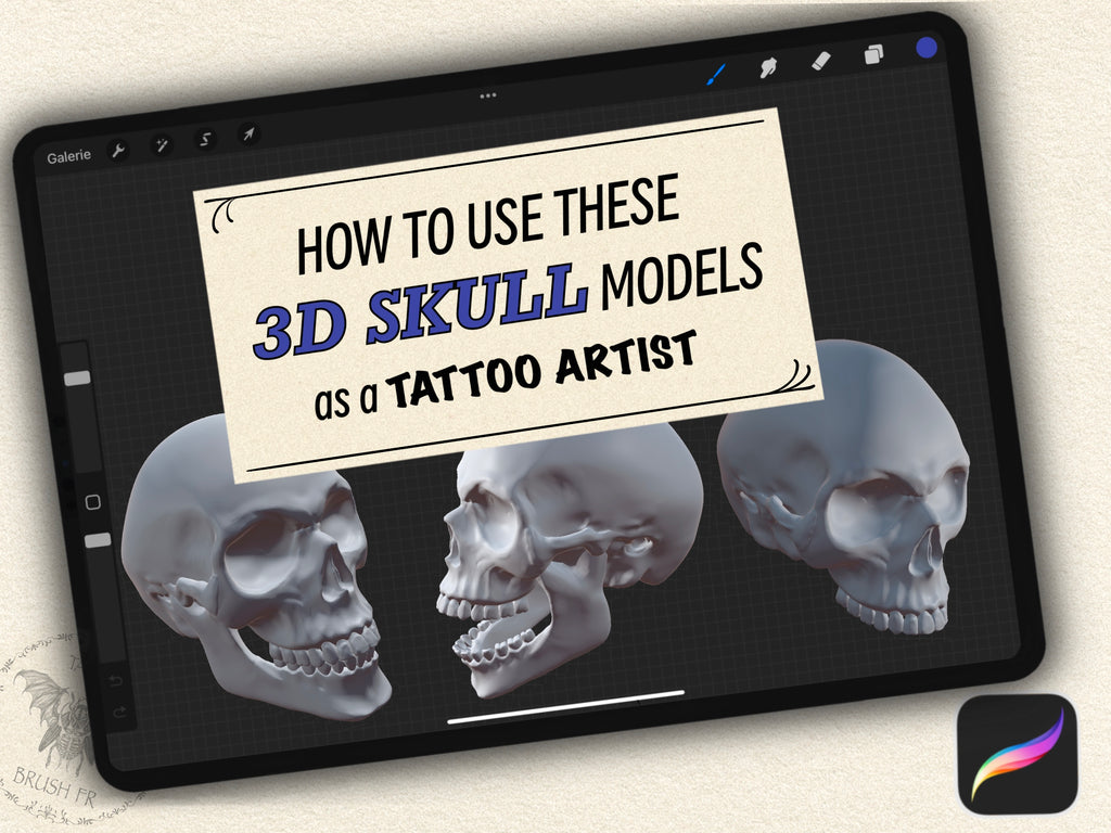 6 SKULL 3D MODELS