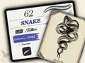 62 Snake Drawing Brushes |2025 Collection