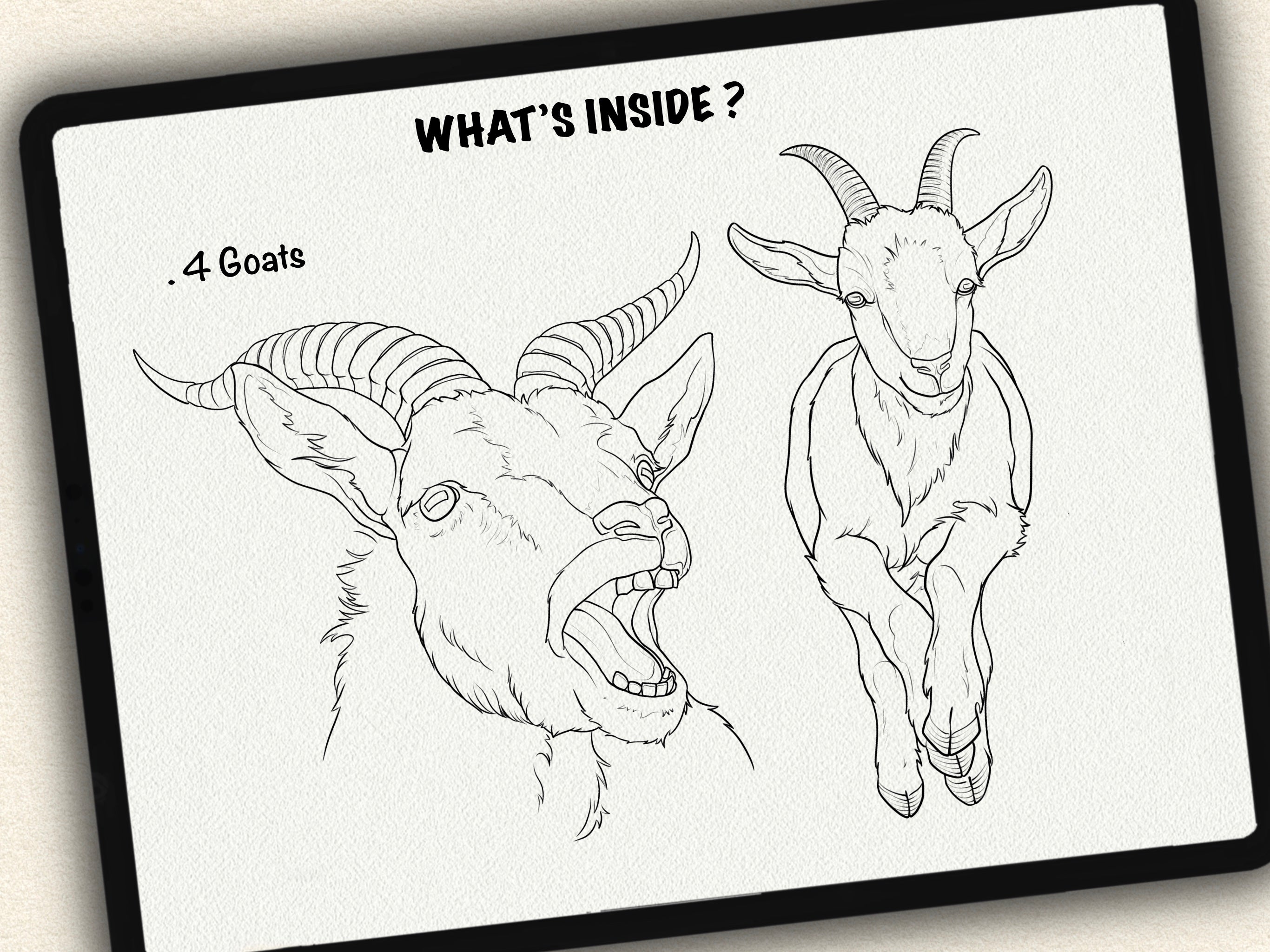 30 Ibex & Ram Tattoo Stamps |2025 Collection