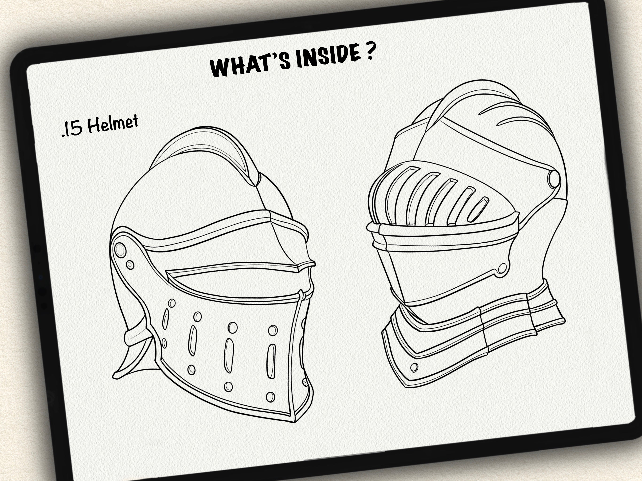 30 Helmet & Gauntlet Tattoo Stamps |2025 Collection