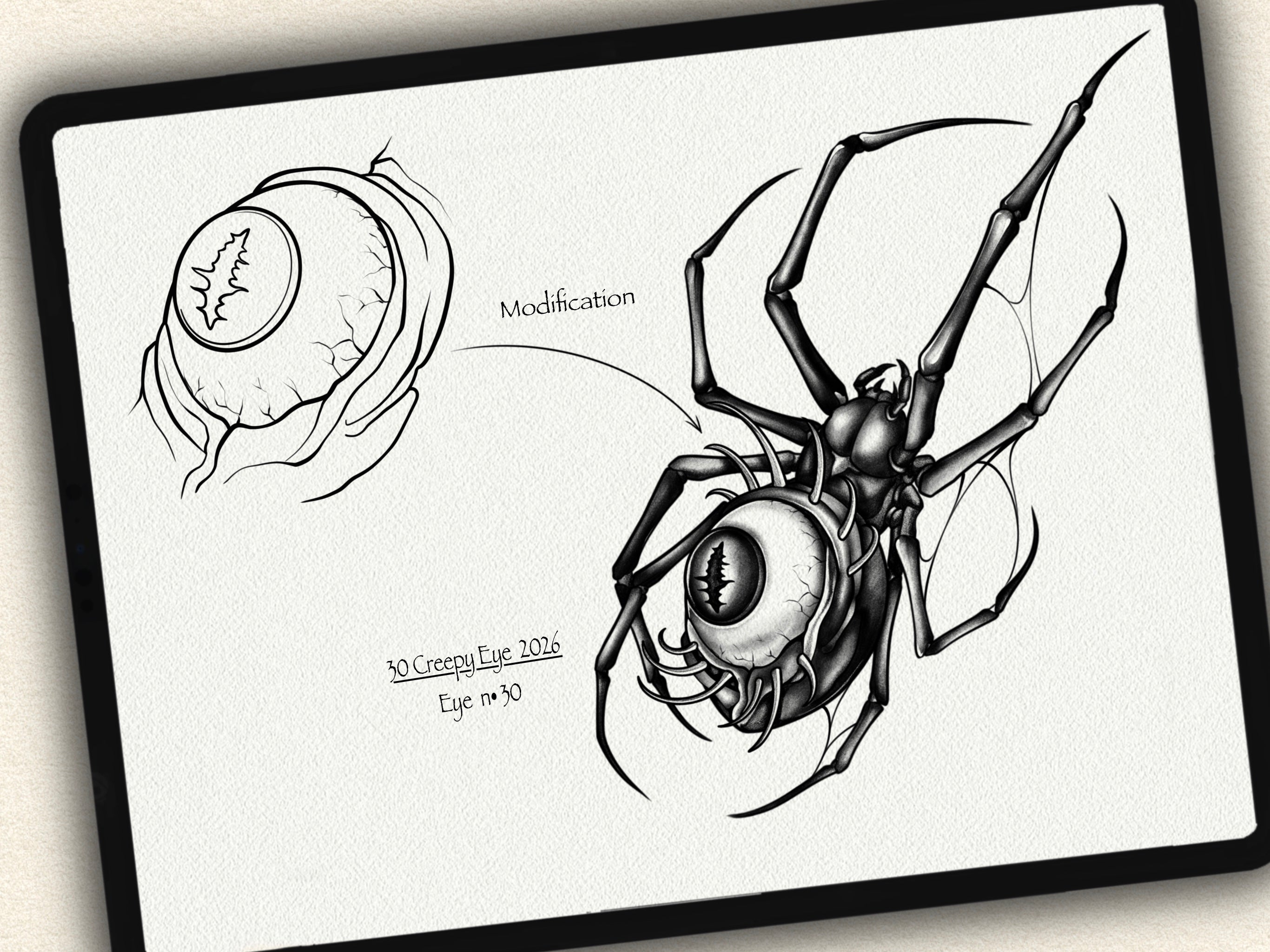 30 Creepy Eyes Tattoo Stamps |2026 Collection