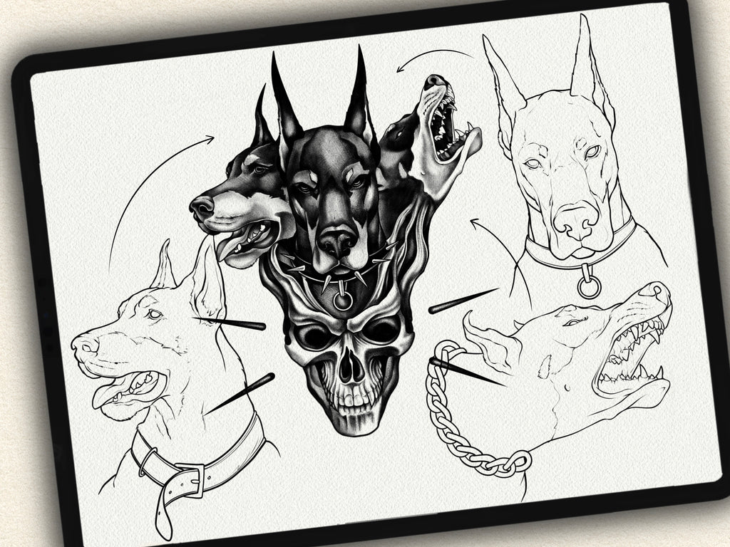 30 Dog Tattoo Stamps |2026 Collection