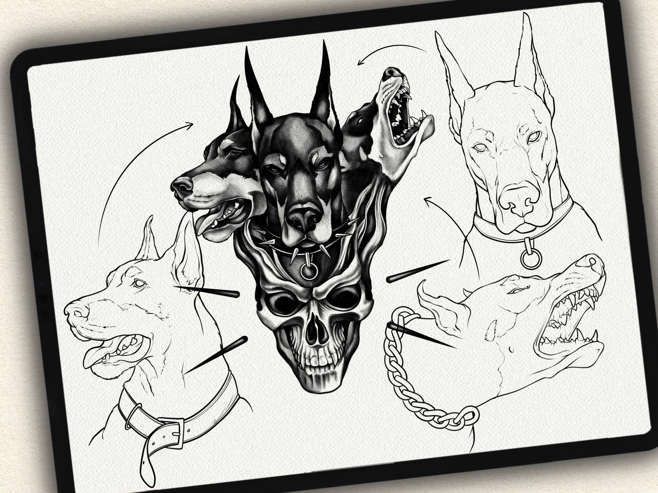 30 Dog Tattoo Stamps |2026 Collection