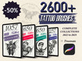 2600+ Tattoo Brushes - Complete Collections 2022 to 2025