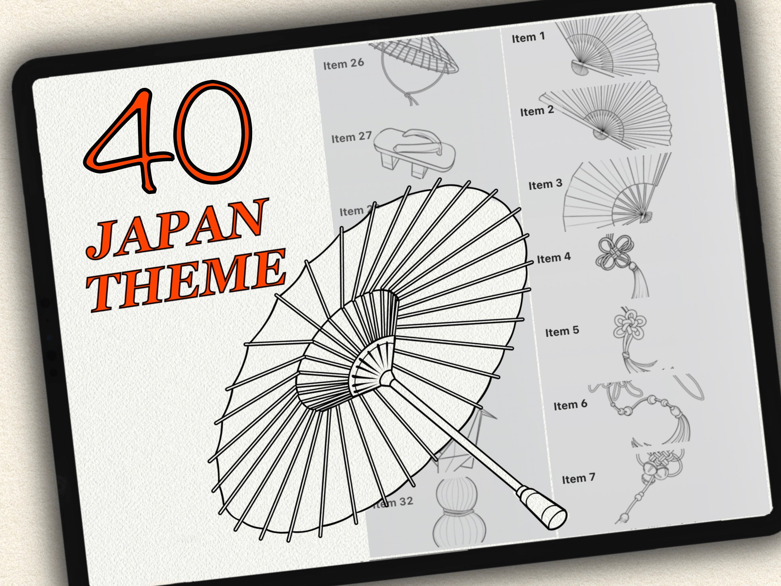 40 Japan-Themed Tattoo Stamps |2026 Collection