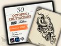 30 Octopus & Crustaceans Tattoo Stamps |2026 Collection
